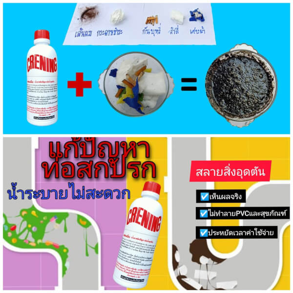 น้ำยาล้างท่อตัน Pro-cleaner ขนาด500ml.