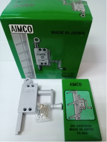 AIMCO มือหมุนบานเกล็ด ฝามิเนียม สีขาว บรรจุ 2 กล่อง / 1 คำสั่งซื้อ