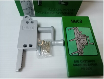 AIMCO มือหมุนบานเกล็ด ฝามิเนียม สีขาว บรรจุ 2 กล่อง / 1 คำสั่งซื้อ - Image 3