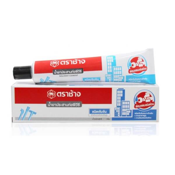 SCG กาวตราช้าง ทาท่อ PVC ชนิดหลอดเข้มข้น 40 กรัม 1 หลอด