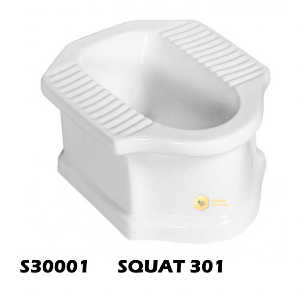 สุขภัณฑ์นั่งยอง SQUAT 301 โสสุโก้ S30001