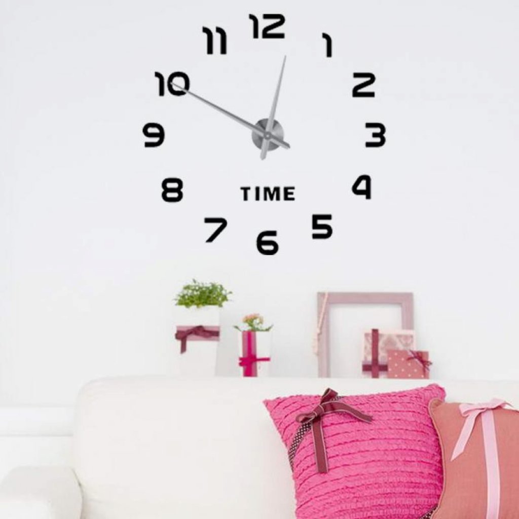 3D Clock DIY นาฬิกา 3 มิติพื้นผิวสติ๊กเกอร์AllNice99