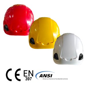 หมวกนิรภัย PPE หมวกกันน็อคปีนเขา Climbing Style Safety Helmet