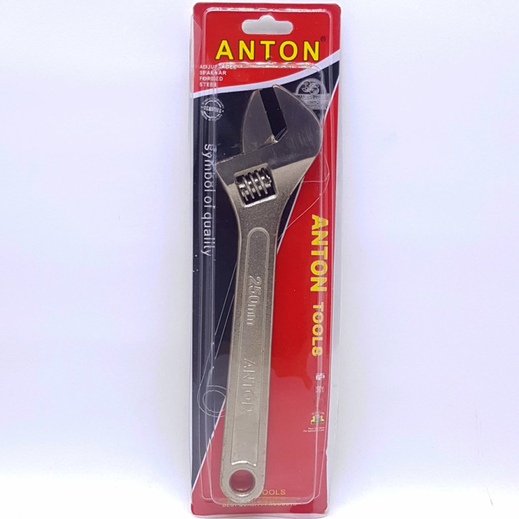Anton ประแจเลื่อน10นิ้ว (สีเงิน)