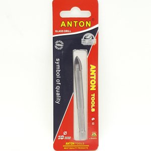 Anton ดอกเจาะกระจกปลายคาร์ไบด์แฉก 10มิล.