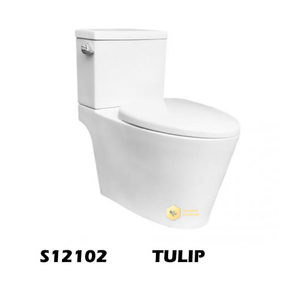 สุขภัณฑ์ 2PC TULIP(SOFT) 6L (BOWL+TANK)