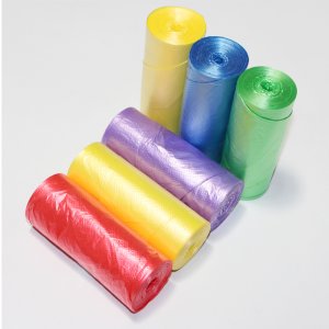 Chiranatda ถุงขยะคละสี 6ม้วน 120ชิ้น (ซื้อ1ฟรี1 )