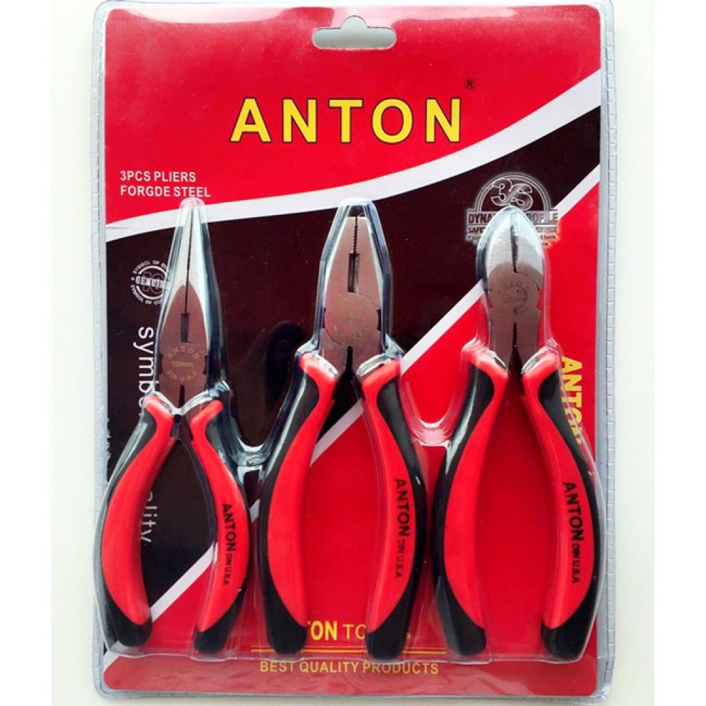 คีมชุด3แบบAnton(USA)ขนาด 6นิ้ว