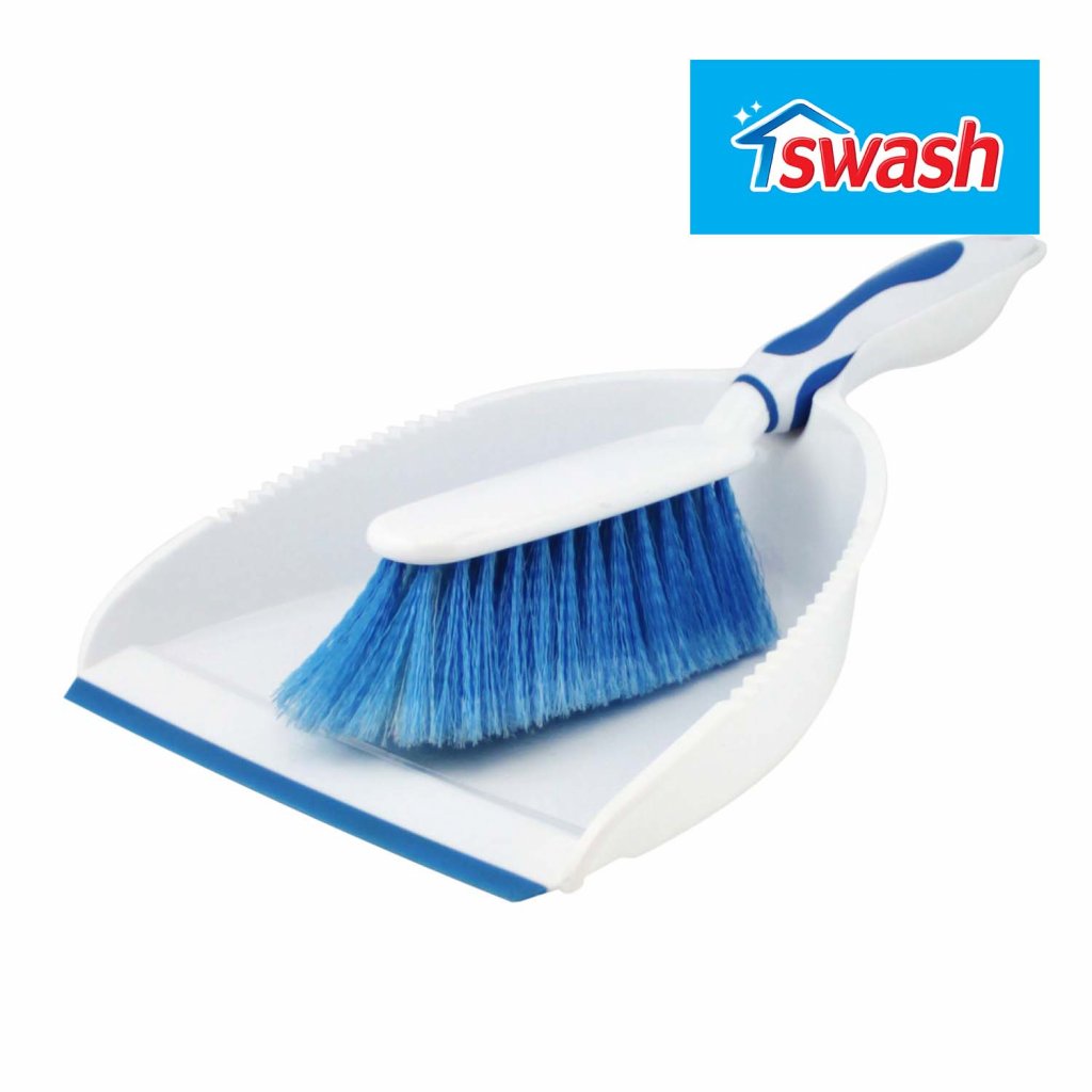SWASH Dustpan set (White) วิเลดา ชุดแปรงปัดผงพร้อมที่โกย
