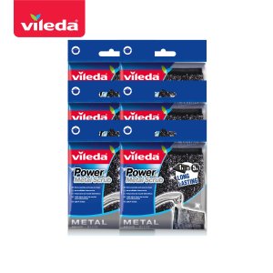 Vileda Metal Power Pack6 วิเลดา ฟองน้ำเมทัล พาวเวอร์ แพ็ค6