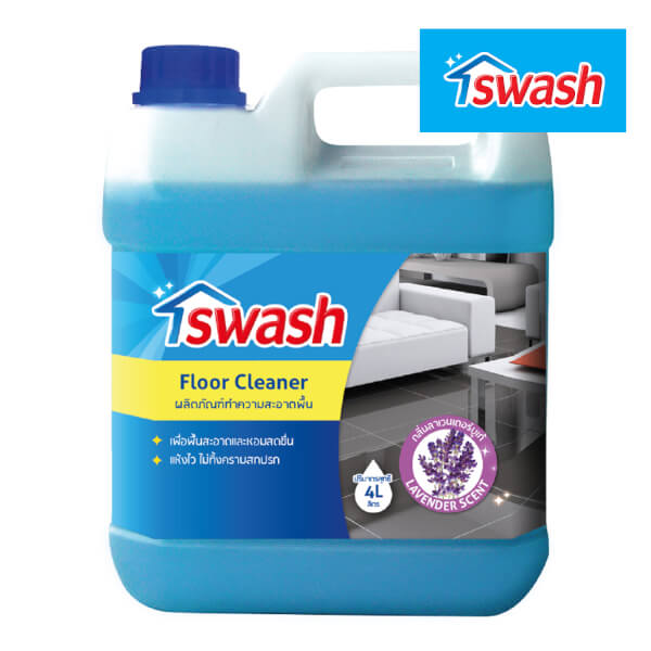 SWASH Floor Cleaner 4000 ml. สวอช น้ำยาทำความสะอาดพื้น 4 ลิตร น้ำยาถูพื้น