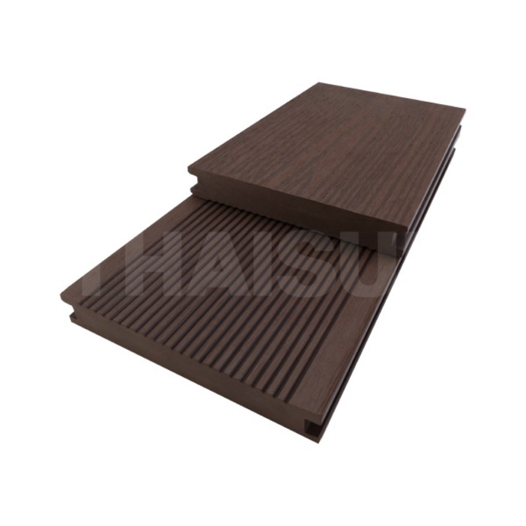 ไม้พื้นไทซัน แบบตัน 22x140mm.x2.4m.GW009-C19