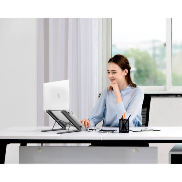ขาตั้งตะเกียบพับโน๊ตบุ๊ค Portable Laptop (Tablet) Stand - Image 19