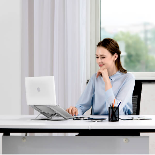 ขาตั้งตะเกียบพับโน๊ตบุ๊ค Portable Laptop (Tablet) Stand - Image 22