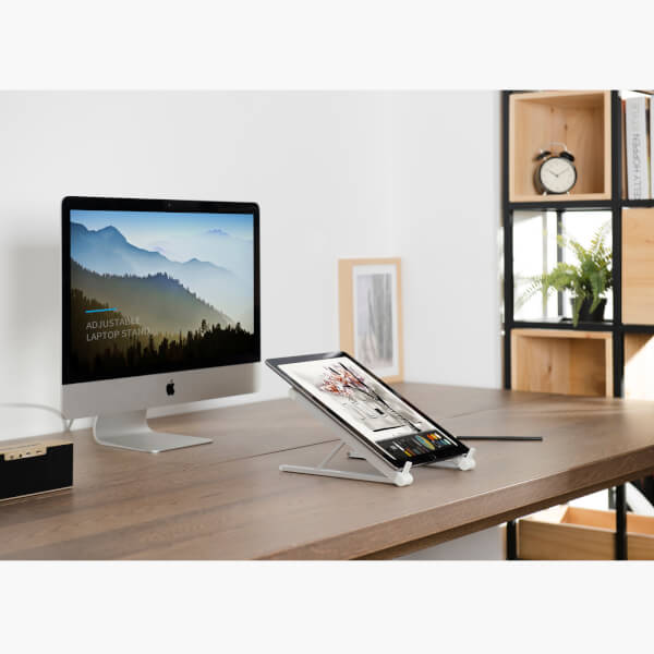 ขาตั้งตะเกียบพับโน๊ตบุ๊ค Portable Laptop (Tablet) Stand - Image 23