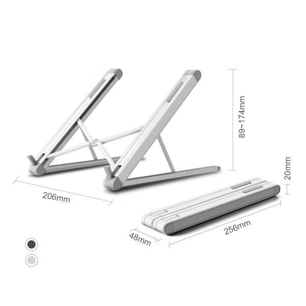 ขาตั้งตะเกียบพับโน๊ตบุ๊ค Portable Laptop (Tablet) Stand - Image 14