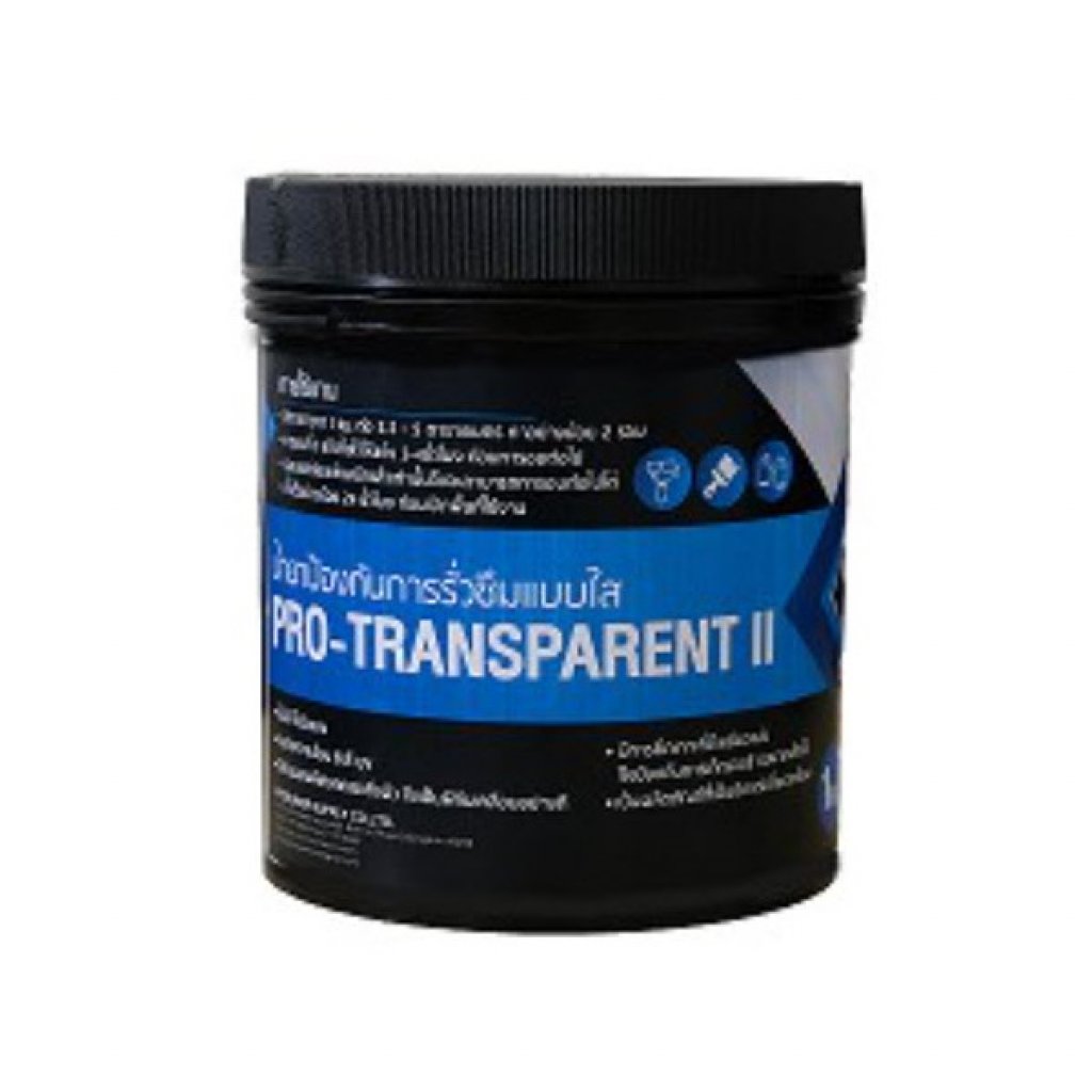 กันซึมแบบใสสูตรเข้มข้น Pro transparent II 1กก.