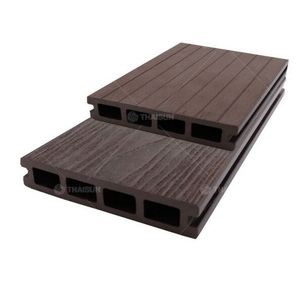 ไม้พื้นไทซันพรีเมียม TSP-DW02 136x25mmx2.4MTR