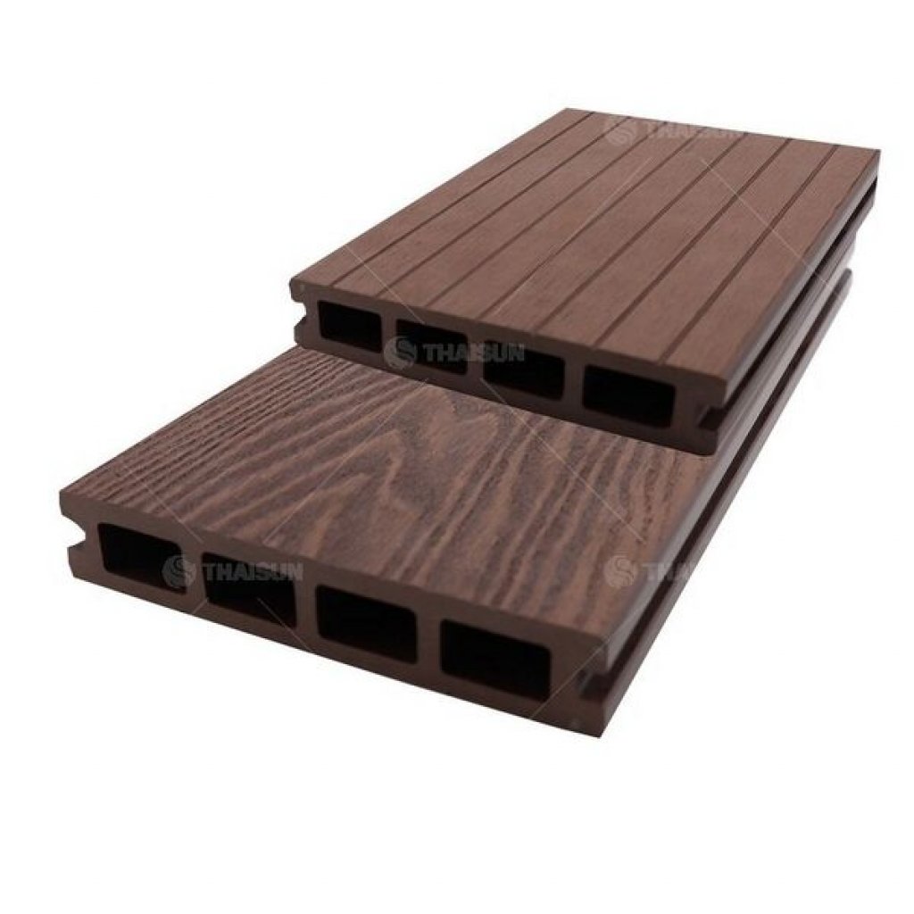 ไม้พื้นไทซันพรีเมียม TSP-DW04 136x25mmx2.4MTR