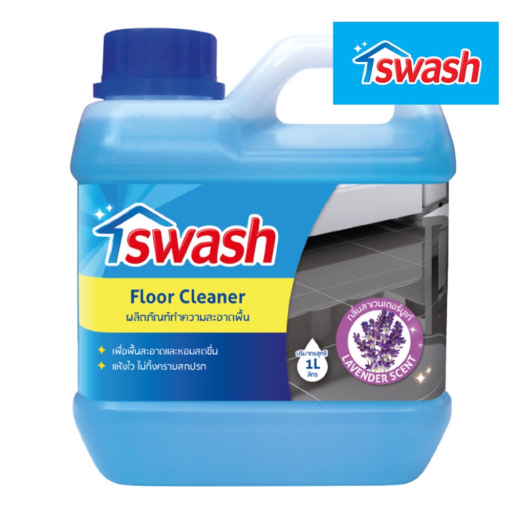 SWASH Floor Cleaner สวอช น้ำยาทำความสะอาดพื้น 1 ลิตร
