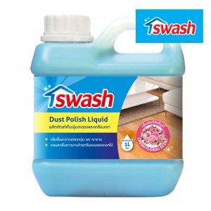 SWASH Dust Polish Liquid สวอช น้ำยาเก็บฝุ่นละอองและเคลือบเงา 1 ลิตร น้ำยาดันฝุ่น