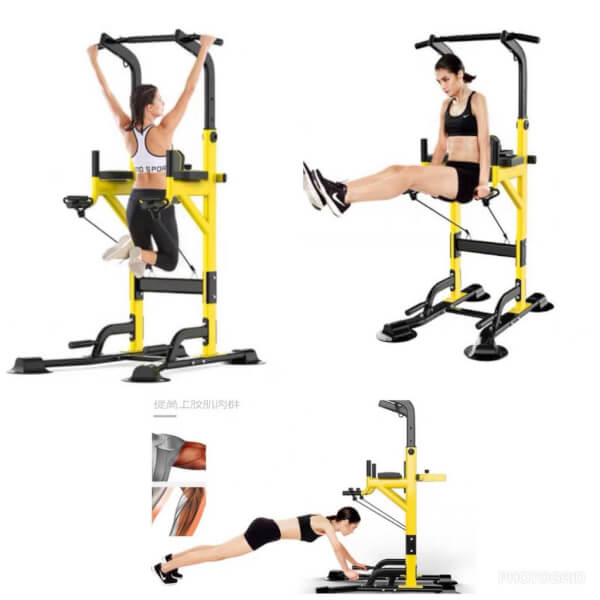 Fithub บาร์โหนตั้งพื้น บริหารหน้าท้อง All in one Pull Up Station Chin Up and Dip Bar bar2 - Image 7