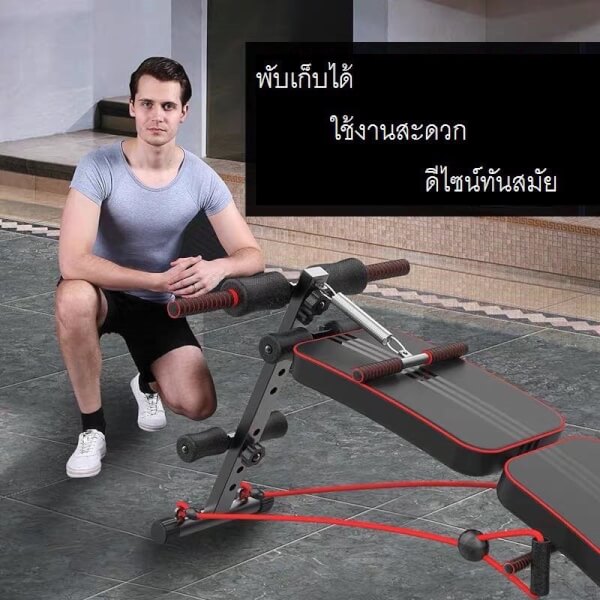 FitHub เก้าอี้ซิทอัพ สปริงช่วยดึง Sit Up chair2 - Image 5