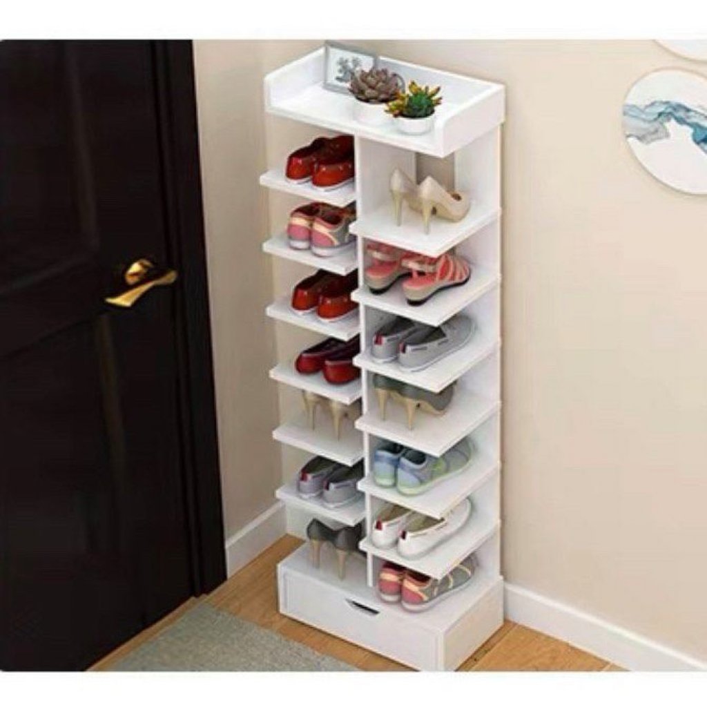 GoodLuck ชั้นวางรองเท้า ชั้นวางไม้ Shelves4