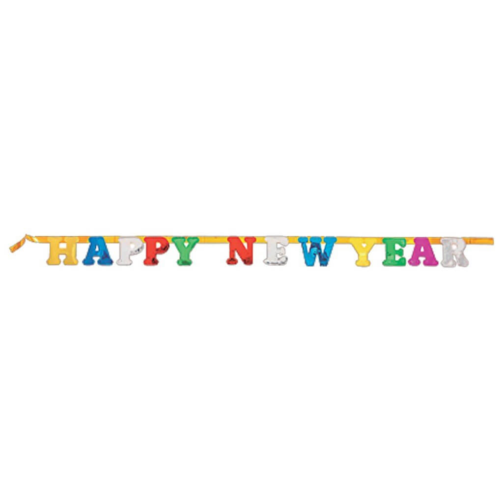 ป้าย HAPPY NEW YEAR ของตกแต่งเทศกาลปีใหม่ งานเลี้ยงฉลอง 4913-02