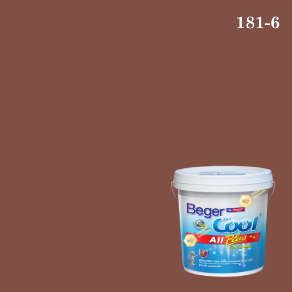 สีน้ำอะครีลิกภายนอก E-181-6 Beger Cool All Plus