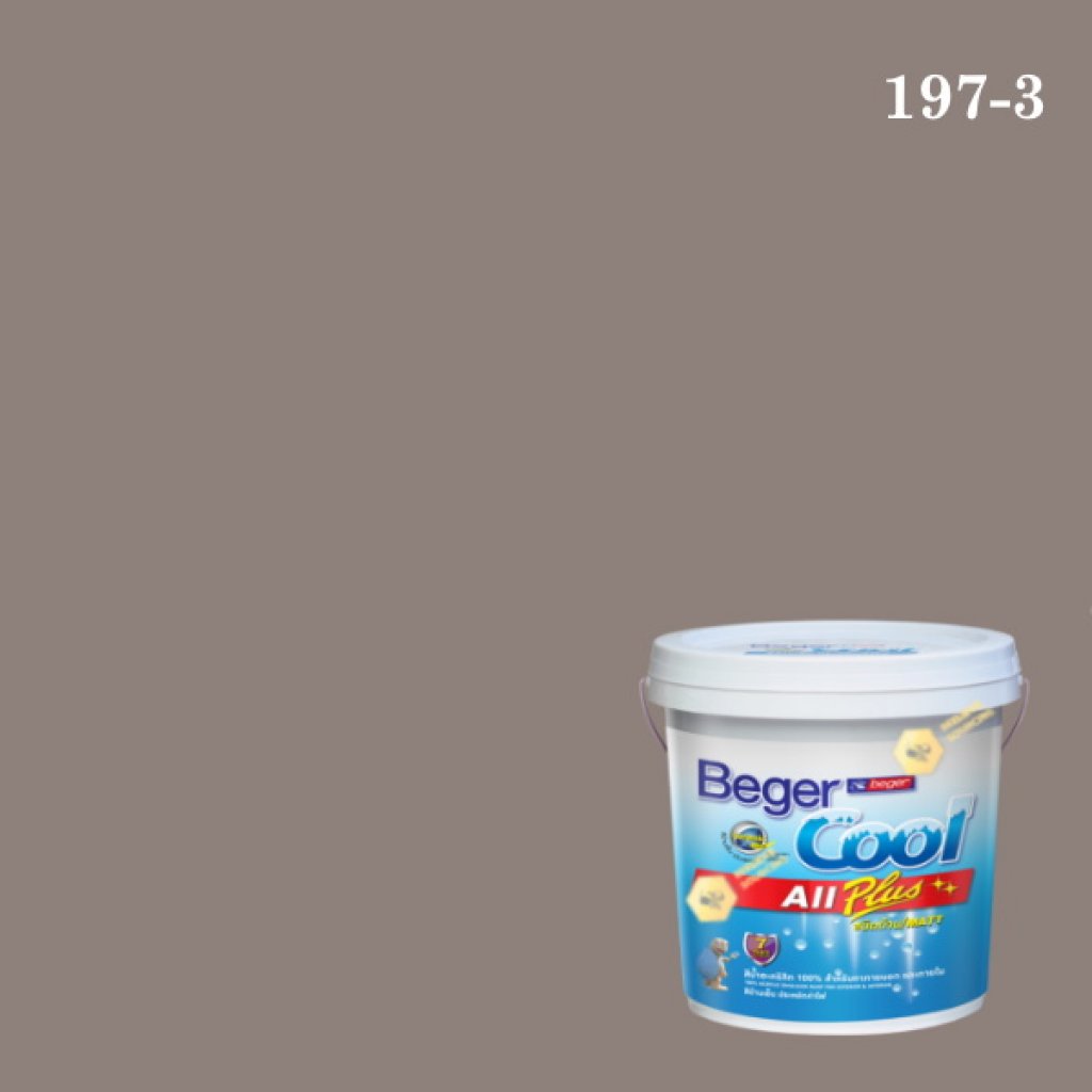 สีน้ำอะครีลิกภายนอก E-197-3 (PJ) Beger Cool All Plus