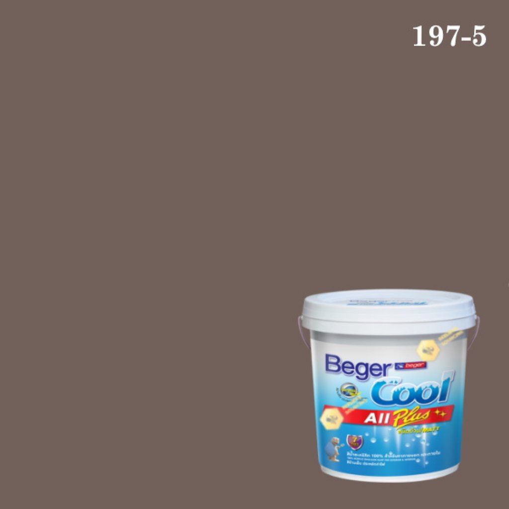 สีน้ำอะครีลิกภายนอก E-197-5 Beger Cool All Plus