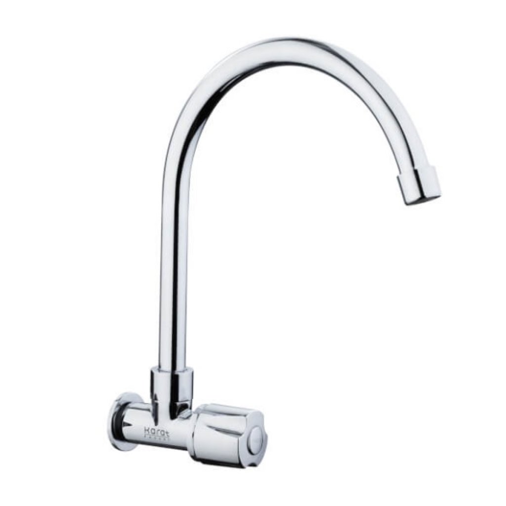 EC-04-531-50 Karat Faucet ก๊อกซิงค์เดี่ยวติดผนัง