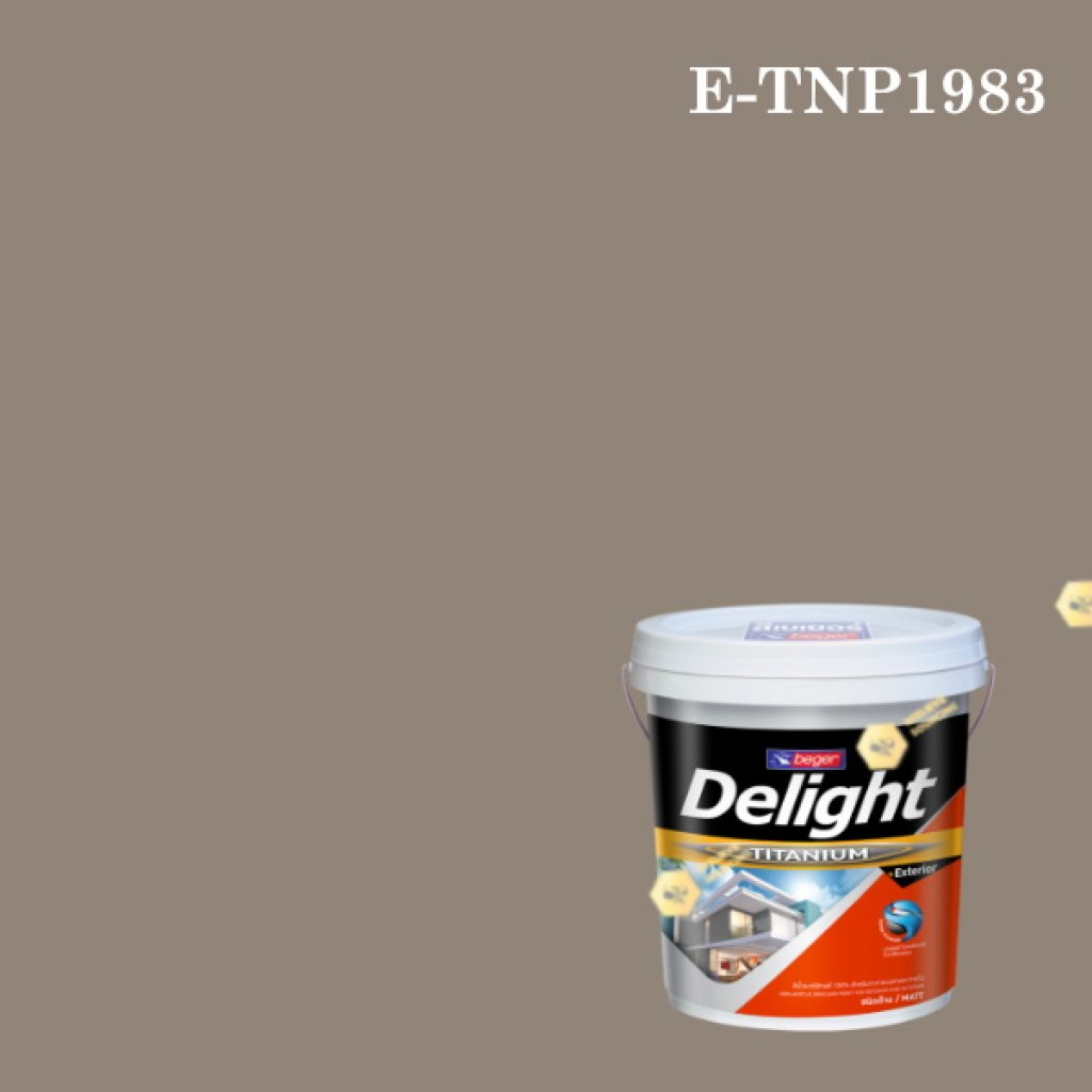 สีน้ำอะครีลิก ภายนอก E-TNP1983 ดีไลท์ พลัส (Baked Clay)