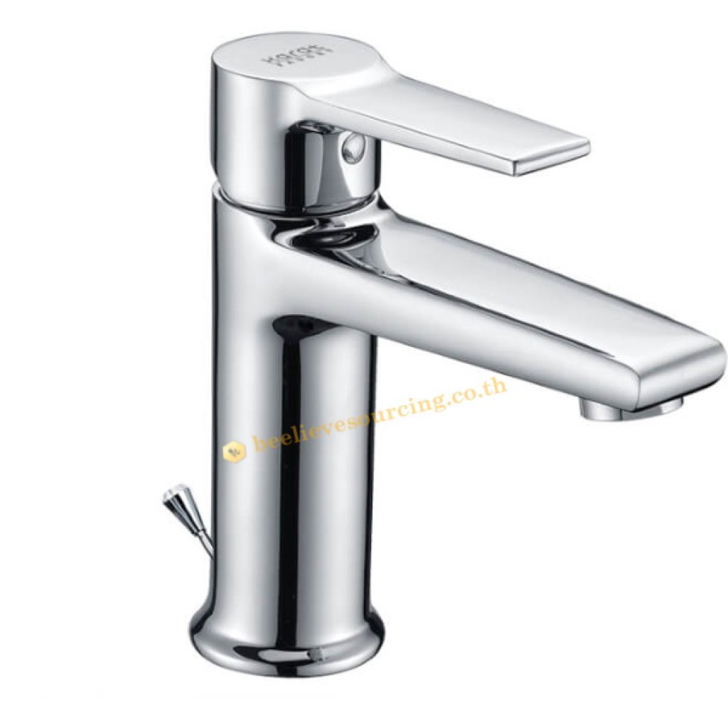 KF-18-620-50 Karat Faucet ก๊อกเดี่ยวอ่างล้างหน้าก้านโยกพร้อมป๊อบอัพ