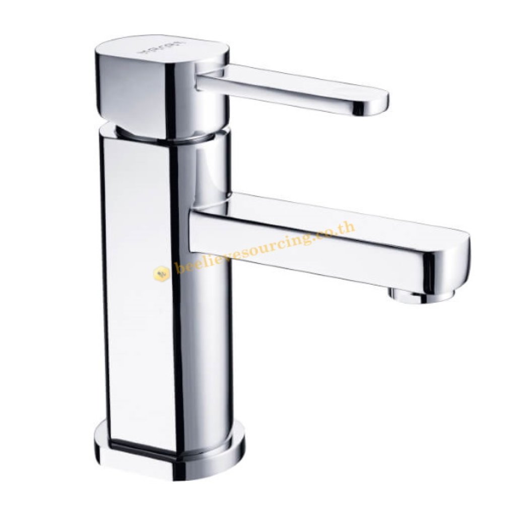 KF-20-610-50 Karat Faucet ก๊อกเดี่ยวอ่างล้างหน้าก้านโยก (ไม่มีป๊อบอัพ)