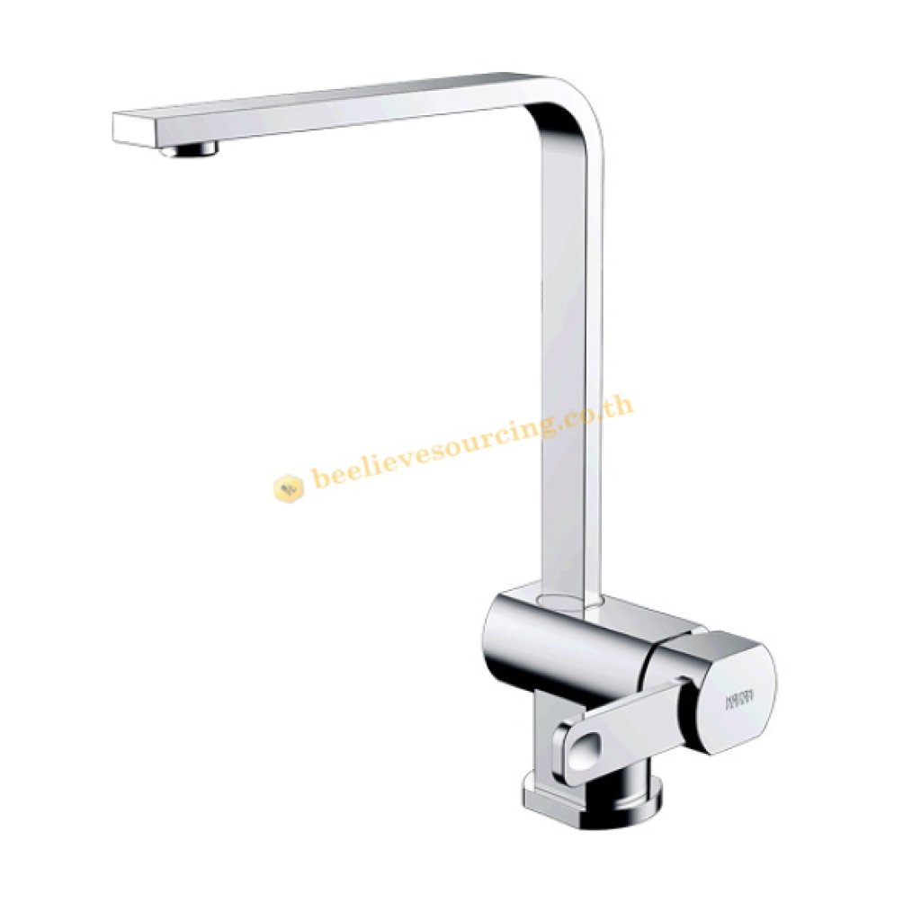 KF-20-927-50 Karat Faucet ก๊อกซิงค์ผสมแบบก้านโยกติดบนเคาน์เตอร์