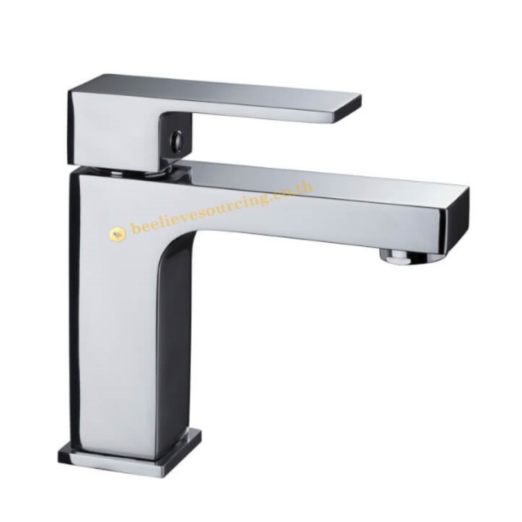 KF-25-610-50 Karat Faucet ก๊อกเดี่ยวอ่างล้างหน้าก้านโยก (ไม่มีป๊อบอัพ)