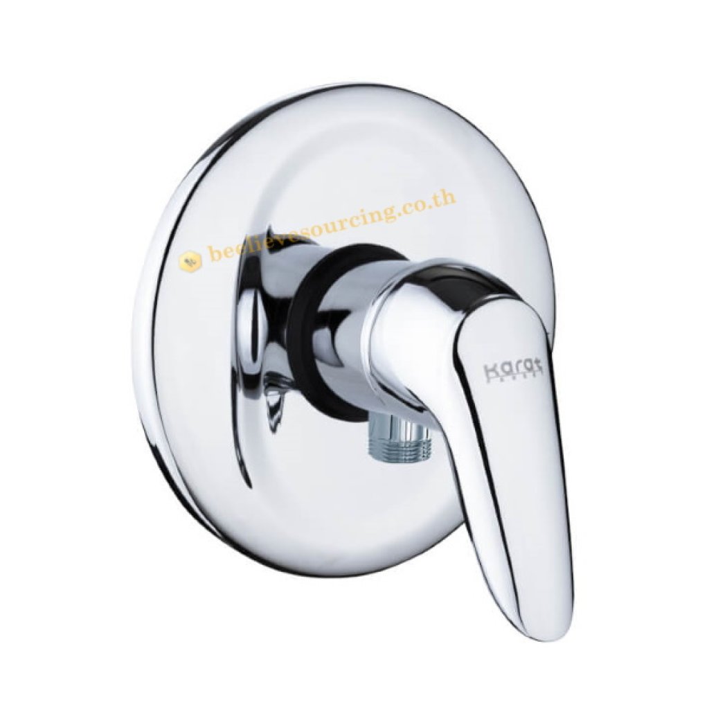 KF-26-870-50 Karat Faucet ก๊อกเดี่ยวติดผนังก้านโยกสำหรับฝักบัวสายอ่อน