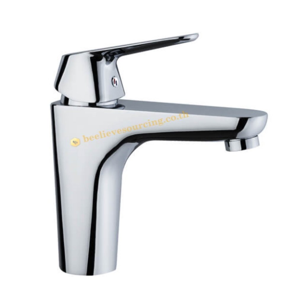 KF-30-610-50 Karat Faucet ก๊อกเดี่ยวอ่างล้างหน้าก้านโยก (ไม่มีป๊อบอัพ)