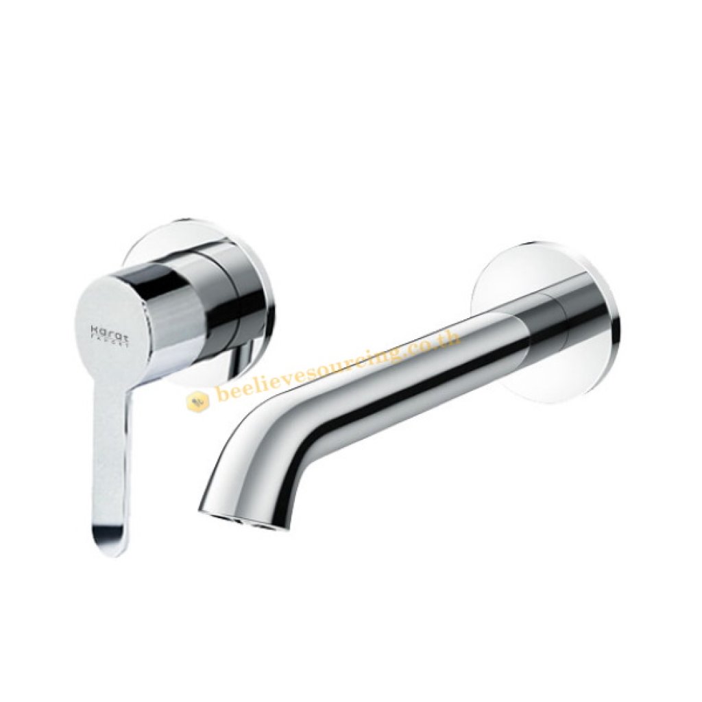 KF-34-630-50 Karat Faucet ก๊อกเดี่ยวอ่างล้างหน้าติดผนัง-ก้านโยก