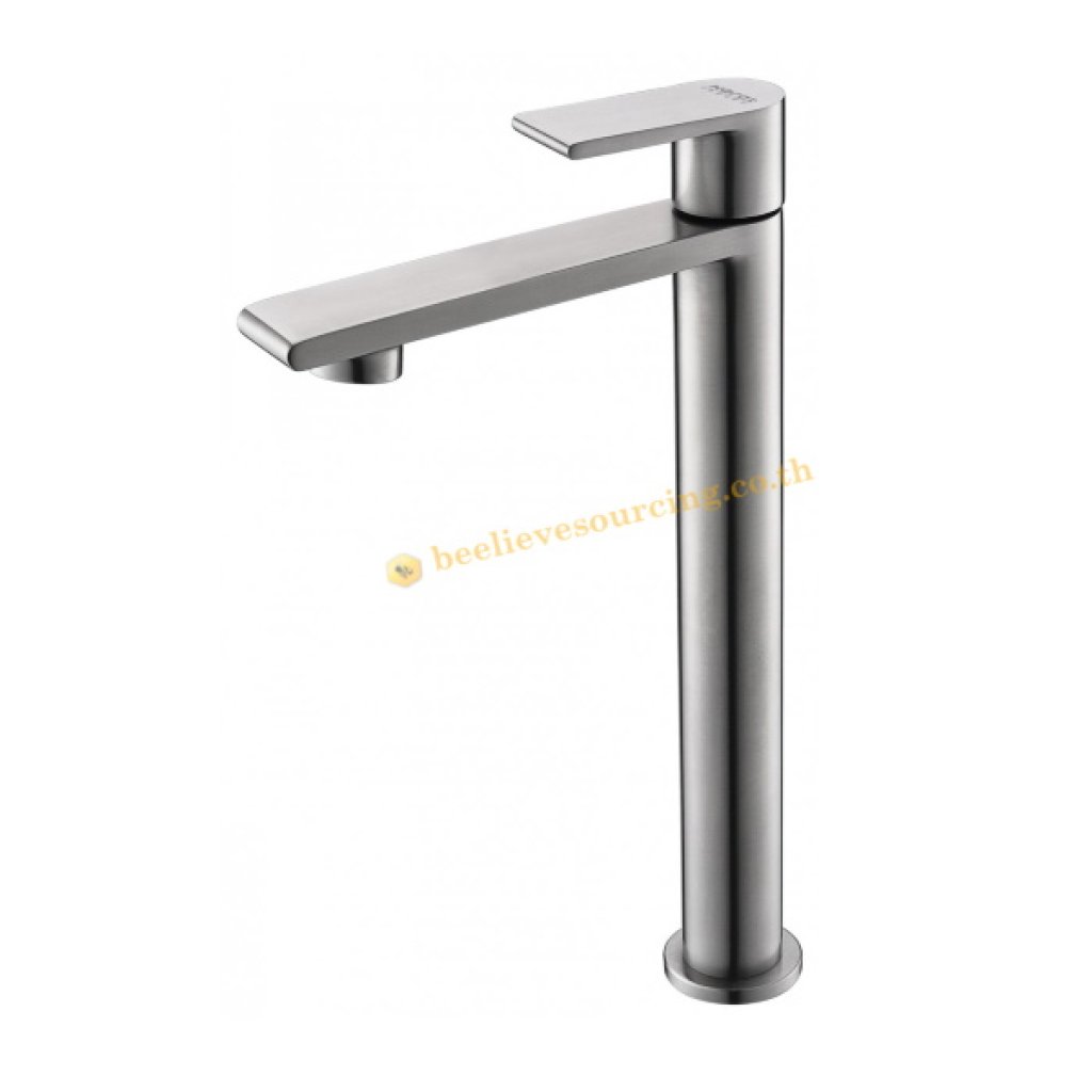 KF-39-611-63 Karat Faucet ก๊อกเดียวอ่างล้างหน้าทรงสูง (สแตนเลส 304)