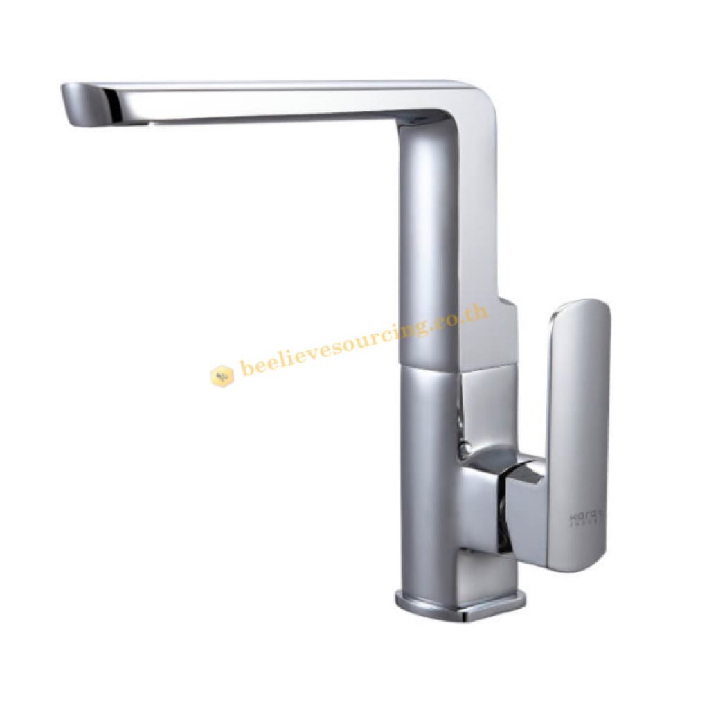 KF-43-927-50 Karat Faucet ก๊อกซิงค์ผสมแบบก้านโยกติดบนเคาน์เตอร์