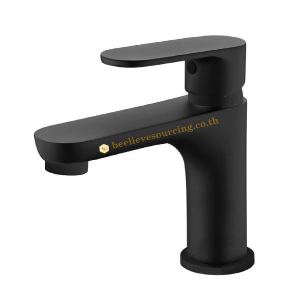 KF-58-610-55 Karat Faucet ก๊อกเดี่ยวอ่างล้างหน้าก้านโยก(ไม่มีป๊อบอัพ)