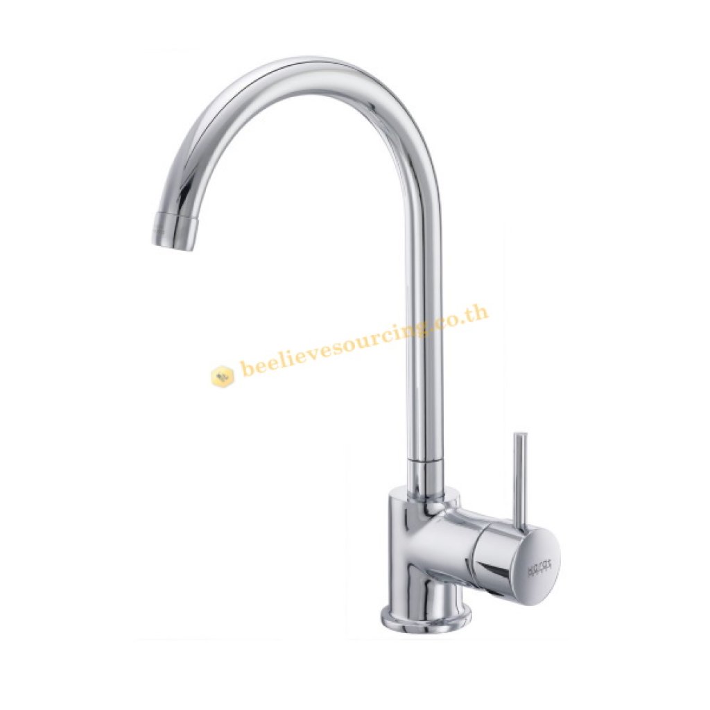 MJ60-50 Karat Faucet ก๊อกซิงค์เดี่ยวก้านโยกติดบนเคาน์เตอร์
