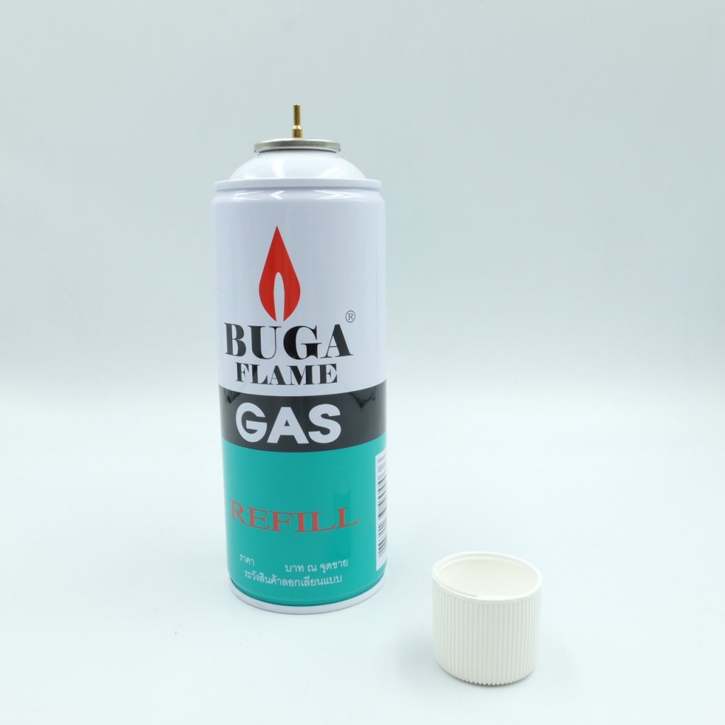 แก๊สกระป๋องของแท้ BUGA ขนาด 375ml.