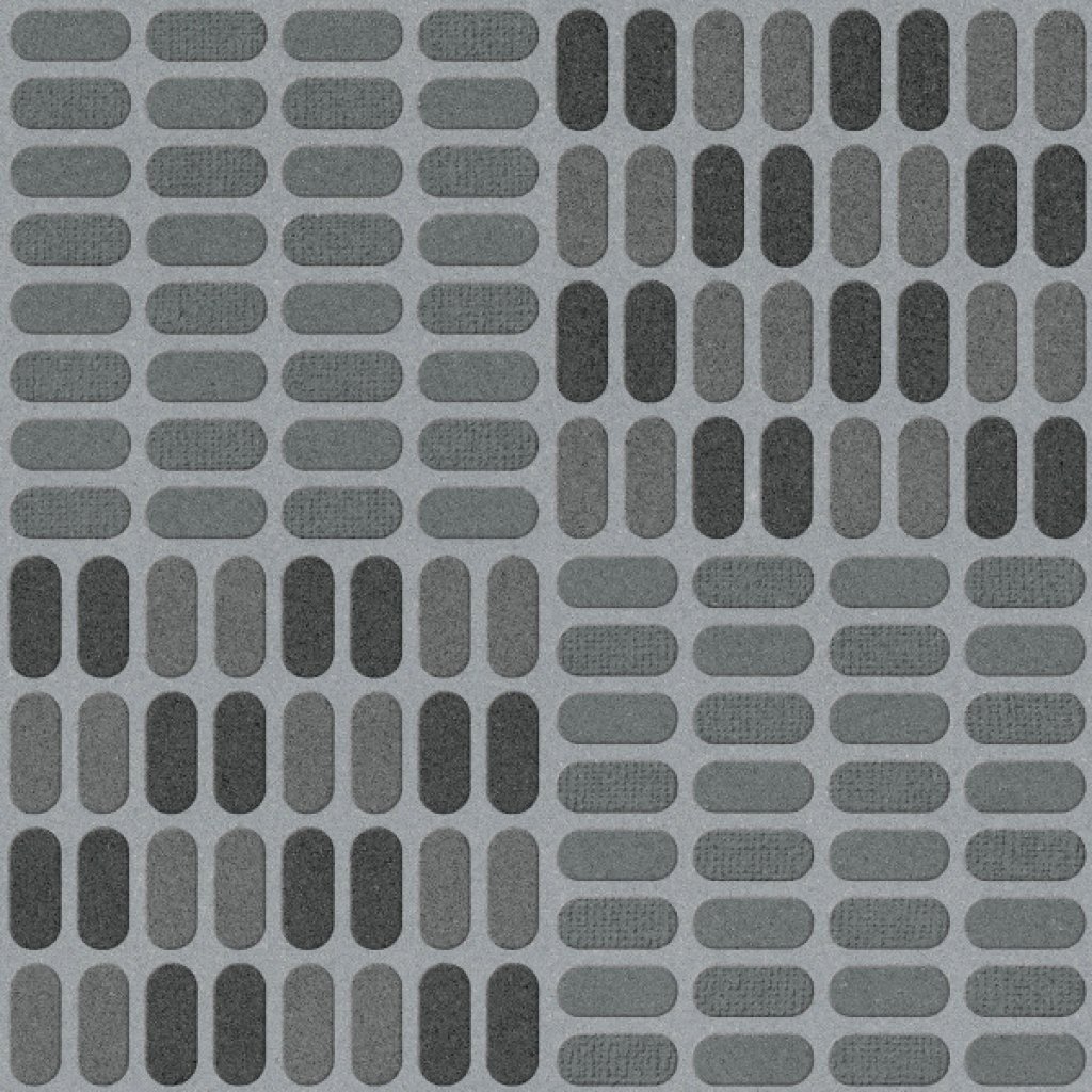 SA-N 40x40 ลอนอิฐ-เทา (A)