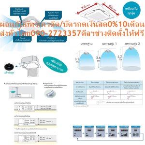 DAIKINเครื่องปรับอากาศ25000BTU#FCFC-DV2Sไฟ220โวลต์CASSETอินเวอร์เตอร์STANDARDน้ำยาแอร์R32แถมFREEเครื่องฟอกอากาศฝุ่นPM2.5DAIKIN CASSETTYPE INVERTER รุ่น FCFC-DV2Sคุณสมบัติสินค้าของแอร์ไดกิ้น แบบสี่ทิศทาง อินเวอร์เตอร์ FCFC-DV น้ำยาแอร์ R-32DAIKIN-CASSETTE-INVERTER-FCFC ราคานี้199995ไม่รวมติดตั้งNOFREELOGISTICราคาสินค้ายังไม่รวมค่าจัดส่งค่าจัดส่งจ่ายเองตามจริงสั่งง่ายจัดส่งเร็วเราทำการขายตลอด24ชั่วโมงเช็คสต๊อกก่อนกดสั่งซื้อเพราะมีหน้าร้านด้วยเพื่อป้องกันความผิดพลาดก่อนที่ท่านจะสั่งซื้ออย่าลืมเช็คสถานะของสินค้าก่อนว่ายังมีเหลืออยู่ในสต๊อคหรอไม่ราคาสินค้าอาจมีการเปลี่ยนแปลงกรุณาตรวจสอบราคาสินค้าอีกครั้งที่ปุ่มด้านล่างนี้ จัดส่งผ่านขนส่งเอกชนถึงหน้าบ้านลูกค้าต้องประกอบสินค้าเองเงื่อนไขการรับประกันกรณีสินค้าชำรุดเสียหายจากการผลิตที่ไม่ได้ชำรุดจากการใช้งานสามารถเปลี่ยนสินค้าใหม่ได้ภายใน7วันนับจากวันที่ได้ส่งสินค้าสินค้าชำรุดจากการใช้งานสามารถนำสินค้าพร้อมใบเสร็จและใบรับประกันส่งเครมซ่อมสินค้าได้ที่ศูนย์บริการใกล้บ้านท่านระยะเวลาในการดำเนินการเปลี่ยนสินค้าซ่อมประมาณ3-30วันทำการโทร090-2723357หรือADDไลน์ID:0968968198ติดต่อสั่งซื้อสินค้ายี่ห้อไหนรุ่นไหนจำนวนกี่ตัวกำหนดใช้สินค้าวันไหนต้องการราคาไม่เกินกี่บาทต่อตัวคะ https://www.facebook.com/pcbestbuytv/ หน้าเพจร้านมีสินค้าราคาดีๆใหม่ๆคอยอัพเดทเพิ่มเติมทุกวันด้วยลองคลิ๊กดูคะสนใจรุ่นไหน แค็ปหน้าจอมาแล้วโทรมาเลยฝากกดไลท์ฝากกดแชร์ฝากกดติดตามด้วยคะThankYouคะ Daikin Cassette Inverter FCFC การกระจายลมรอบด้าน 360 องศา ส่งลมเย็นจากเพดานถึงพื้นได้ถึง 4.2 เมตร เย็นเร็วทั่วถึงทุกพื้นที่ น้ำยา R32 ประหยัดไฟสูงสุดเบอร์ 5 Round-Flow ระบบการกระจายลม 360 องศา ที่ทำให้ทุกจุดรอบห้องเย็นสบายได้อย่างสม่ำเสมอ การกระจายลมแบบสลับ 2 ทิศทาง เย็นไวทั่วถึงทุกพื้นที่ ไม่รู้สึกหนาวเกินไปเมื่ออยู่ใกล้กับเครื่องปรับอากาศ ติดตั้งได้หลากหลายพื้นที่ ประสิทธิภาพการส่งลมเย็นจากเพดานถึงพื้นทำได้สูงสุดถึง 4.2 เมตร Daikin Inverter System ลดรอบการทำงานของคอมเพรสเซอร์ ช่วยให้อุณหภูมิของห้องมีความคงที่อย่างต่อเนื่อง และยังทำให้ลดการใช้พลังงานได้มากขึ้น ถาดน้ำทิ้งและแผ่นกรองช่วยยับยั้งแบคทีเรียซึ่งเป็นบ่ิอเกิดของกลิ่น และความสกปรก R32 Refrigerant สารทำความเย็นที่เป็นมิตรต่อสิ่งแวดล้อม ประหยัดไฟสูงสุดเบอร์ 5 (สำหรับขนาด 13,000-36,000 btu.) แอร์ Daikin อินเวอร์เตอร์แบบฝังฝ้าเพดาน รับประกันคอมเพรสเซอร์ 5 ปีและอะไหล่ 1 ปีAir Daikin Cassette Inverter Type FCFC-DV ,Refrigerant R-32ระบบอินเวอร์เตอร์แบบสวิง ประหยัดไฟเบอร์ 5 เครื่องปรับอากาศไดกิ้น สกายแอร์ อินเวอร์เตอร์แบบสวิง R32 ใหม่ ค่าประหยัดพลังงาน (SEER) สูงขึ้นกว่าเดิม ได้รับฉลากประหยัดพลังงานเบอร์ 5 ช่วยให้คุณประหยัดค่าไฟฟ้าได้มากกว่าสารทำความเย็น R32 เพื่อรักษาสิทธิในการเปลี่ยนสินค้ากรุณาทำตามนี้นะคะ 1.กรุณารับสินค้าด้วยตนเองหากไม่สะดวกรับสินค้าให้เลื่อนนัดวันเวลารับกับขนส่งให้พอดีเวลากัน 2.เมื่อรถขนส่งสินค้ามาถึงกรุณาถ่ายวิดีโอตั้งแต่ตอนที่(รับสินค้าจากขนส่งจนถึงทดลองใช้สินค้า)ให้จบภายในคลิปVDOเดียวห้ามตัดต่อ เมื่อคุณลูกค้าได้รับสินค้าแล้วรบกวนอัดคลิปวิดีโอก่อนแกะกล่องพัสดุไว้ด้วยค่ะเพื่อป้องกันการผิดพลาดหากคุณลูกค้าได้รับสินค้าไม่ครบหรือมีสินค้าชำรุดเสียหายหากไม่มีหลักฐานยืนยันทางร้านขออนุญาตไม่รับผิดชอบทุกกรณีนะคะ ถ้าไม่มีวีดีโอไม่รับผิดชอบทุกกรณี ย้ำไม่รับผิดชอบทุกกรณี หากพัสดุเสียหาย รบกวนปฏิเสธการรับจากทางขนส่งได้เลยค่ะ เงื่อนไขการรับเคลมสินค้า 1. ก่อนรับสินค้าจนถึงแกะกล่องสินค้าต้องถ่ายคลิปVDO ใบปะหน้ากล่องสินค้าให้เห็นชื่อลูกค้าที่อยู่ขณะแกะกล่องสินค้าและสินค้าที่แพ็คในกล่องสินค้า โดยไม่ตัดต่อVDOและถ่ายVDOต่อเนื่องในคลิปVDOเดียวจบ 2. หากพบว่ากล่องสินค้าชำรุดฉีกขาดแตกหักให้ถ่ายมุมของกล่องสินค้าไว้เป็นหลักฐานก่อนแกะ 3. เมื่อพบปัญหาสินค้าไม่ครบส่งผิดชำรุดแตกหักจากการขนส่งทันทีให้ลูกค้าส่งคลิปหลักฐานและแจ้งเลขที่สั่งซื้อให้แอดมินร้านฯทางแอดมินร้านจะติดต่อประสานงานและแก้ไขปัญหาภายในวันทำการ1วันทำการ กรณีไม่รับเคลม/คืนสินค้า 1. แจ้งเคลมสินค้าแตกหักเสียหายใช้งานไม่ได้โดยไม่มีคลิปVDOประกอบตามเงื่อนไขที่กำหนด 2. สินค้าเสียหายนอกเหนือจากการขนส่งสินค้าเช่นลูกค้าทำสินค้าชำรุดเองแตกหักจากการติดตั้งหรือเคลื่อนย้ายสินค้าโดยไม่ระมัดระวัง/ทำพลาดล้มตกหล่นหรือมีคน,สัตว์เลี้ยงใบ้านของลูกค้าทำพังหรือปล่อยทิ้งสินค้าไว้เพียงลำพังโดยไม่มีคนเฝ้าระวัง สอบถามข้อมูลเพิ่มเติม(วันจันทร์ - ศุกร์ เวลา09.00–18.00 น.(เว้นวันหยุดราชการ)หมายเหตุ:กรุณาอ่านก่อนสั่งซื้อๆสินค้าผิดรุ่นเองโดยผู้ซื้อไม่รับเปลี่ยนคืนทุกกรณี/ รับเคลมสินค้าเมื่อมีหลักฐานจากการถ่ายวีดีโอ ก่อนแกะสินค้าเท่านั้นแจ้งลูกค้าทุกท่านทราบ ทางบริษัทไม่มีบริการยกของขึ้นชั้นบนให้กับทางลูกค้าต้องขออภัยไว้ณ.ที่นี่ด้วยค่ะทางเราขอสงวนสิทธิ์ในการเปลี่ยนแปลงหรือยกเลิกโปรโมชั่นดังกล่าวโดยไม่แจ้งให้ทราบล่วงหน้า เงื่อนไขเป็นไปตามที่บริษัทฯกำหนดR32 เป็นสารทำความเย็นรักษ์โลกที่ใช้เป็นครั้งแรกในประเทศไทยโดยไดกิ้น มีความสามารถในการทำความเย็นมากกว่าสารทำความเย็น R22 และ R410A ทำให้คอมเพรสเซอร์ไม่ทำงานหนัก ส่งผลให้เย็นเร็วและประหยัดพลังงาน ไม่ทำลายชั้นบรรยากาศโอโซน และมีค่าศักยภาพที่ก่อให้เกิดภาวะโลกร้อน (GWP) น้อยกว่า R410A ถึง 3 เท่า ในประเทศญี่ปุ่นมียอดจำหน่ายสะสมเครื่องปรับอากาศแบบแยกส่วนติดผนังที่ใช้ R32 แล้วกว่าหนึ่งล้านเครื่อง กระจายลมรอบทิศทาง 360 องศา กระจายลมอย่างทั่วถึงด้วยช่องกระจายลมรอบทิศทาง 360 องศา เย็นสบายอย่างต่อเนื่องทุกบริเวณ ลดปัญหาอากาศไหลเวียนไม่สม่ำเสมอ แตกต่างจากแบบกระจายลม 4 ทิศทางทั่วไป การกระจายลมหมุนเวียนแบบใหม่ สลับการกระจายลมแบบ 2 ทิศทางเพื่อส่งลมไกล และรอบทิศทางเพื่อกระจายลมทั่วถึง ปรับลดอุณหภูมิห้องให้ห้องเย็นเร็วอย่างทั่วถึง ไม่รู้สึกหนาวเกินไป แม้อยู่ใกล้เครื่องปรับอากาศ ติดตั้งบนเพดานสูงสุด 4.2 เมตร “สามารถปรับการตั้งค่าการส่งลมให้เหมาะกับบริเวณที่มีเพดานสูงได้สูงสุด 4.2 เมตร ทำให้ติดตั้งได้ในหลากหลายพื้นที่ (รุ่น 36,000-48,000 BTU)” ฟิลเตอร์และถาดรองน้ำทิ้งยับยั้งแบคทีเรีย ป้องกันแบคทีเรียที่ถาดน้ำทิ้ง ใช้ซิลเวอร์ไอออนเพื่อป้องกันการแพร่กระจายของแบคทีเรียที่ก่อให้เกิดกลิ่นและความสกปรก ลักษณะเฉพาะของผลิตภัณฑ์ คุณสมบัติ Specification Unit FCFC13DV2S ขนาดการทำความเย็น BTU/h 13,600 (6,100-15,400) กำลังไฟฟ้า W 1,220 แหล่งจ่ายไฟ V/Ph/Hz DV2S : 220V / 1 Phase / 50Hz Indoor Unit Model FCFC13DV2S สีหน้ากาก Fresh White ขนาดหน้ากาก (สูงxกว้างxลึก) mm 50 x 950 x 950 น้ำหนักหน้ากาก kg 5.5 อัตราการหมุนเวียนอากาศ H/M/L cfm 671 / 494 / 388 ระดับความเร็วพัดลม 3 Steps แผ่นกรองอากาศ Resin net with mould resistance ระดับเสียง H/M/L dB(A) 37 / 32 / 28 ขนาด (สูงxกว้างxลึก) mm 256 x 840 x 840 น้ำหนัก kg 19 Outdoor Unit Model RZFC13DV2S สีชุดภายนอก Ivory White ระดับเสียง Cooling/ Night Quiet Mode dB(A) 48 (Cooling) ขนาด (สูงxกว้างxลึก) mm 595 x 845 x 300 น้ำหนัก kg 34 คอมเพรสเซอร์ Hermetically Sealed Swing Type สารทำความเย็น R32 เดินท่อได้ไกลสูงสุดโดยไม่ต้องเติมน้ำยาเพิ่มเติม m 10 ความยาวการเดินท่อสูงสุด m 30 ความต่างระดับสูงสุด m 15 Specification Unit FCFC18DV2S ขนาดการทำความเย็น BTU/h 18,000 (7,800-20,500) กำลังไฟฟ้า W 1,630 แหล่งจ่ายไฟ V/Ph/Hz DV2S : 220V / 1 Phase / 50Hz Indoor Unit Model FCFC18DV2S สีหน้ากาก Fresh White ขนาดหน้ากาก (สูงxกว้างxลึก) mm 50 x 950 x 950 น้ำหนักหน้ากาก kg 5.5 อัตราการหมุนเวียนอากาศ H/M/L cfm 671 / 494 / 388 ระดับความเร็วพัดลม 3 Steps แผ่นกรองอากาศ Resin net with mould resistance ระดับเสียง H/M/L dB(A) 37 / 32 / 28 ขนาด (สูงxกว้างxลึก) mm 256 x 840 x 840 น้ำหนัก kg 19 Outdoor Unit Model RZFC18DV2S สีชุดภายนอก Ivory White ระดับเสียง Cooling/ Night Quiet Mode dB(A) 49 (Cooling) ขนาด (สูงxกว้างxลึก) mm 595 x 845 x 300 น้ำหนัก kg 34 คอมเพรสเซอร์ Hermetically Sealed Swing Type สารทำความเย็น R32 เดินท่อได้ไกลสูงสุดโดยไม่ต้องเติมน้ำยาเพิ่มเติม m 10 ความยาวการเดินท่อสูงสุด m 30 ความต่างระดับสูงสุด m 15 Specification Unit FCFC24DV2S ขนาดการทำความเย็น BTU/h 24,000 (8,900-27,300) กำลังไฟฟ้า W 2,150 แหล่งจ่ายไฟ V/Ph/Hz DV2S : 220V / 1 Phase / 50Hz Indoor Unit Model FCFC24DV2S สีหน้ากาก Fresh White ขนาดหน้ากาก (สูงxกว้างxลึก) mm 50 x 950 x 950 น้ำหนักหน้ากาก kg 5.5 อัตราการหมุนเวียนอากาศ H/M/L cfm 812 / 635 / 459 ระดับความเร็วพัดลม 3 Steps แผ่นกรองอากาศ Resin net with mould resistance ระดับเสียง H/M/L dB(A) 37 / 34 / 28 ขนาด (สูงxกว้างxลึก) mm 256 x 840 x 840 น้ำหนัก kg 22 Outdoor Unit Model RZFC24DV2S สีชุดภายนอก Ivory White ระดับเสียง Cooling/ Night Quiet Mode dB(A) 50 (Cooling) ขนาด (สูงxกว้างxลึก) mm 595 x 845 x 300 น้ำหนัก kg 37 คอมเพรสเซอร์ Hermetically Sealed Swing Type สารทำความเย็น R32 เดินท่อได้ไกลสูงสุดโดยไม่ต้องเติมน้ำยาเพิ่มเติม m 10 ความยาวการเดินท่อสูงสุด m 30 ความต่างระดับสูงสุด m 15 Specification Unit FCFC30DV2S ขนาดการทำความเย็น BTU/h 30,000 (14,300-34,100) กำลังไฟฟ้า W 2,830 แหล่งจ่ายไฟ V/Ph/Hz DV2S : 220V / 1 Phase / 50Hz / DY2S : 380V / 3 Phase / 50Hz Indoor Unit Model FCFC30DV2S สีหน้ากาก Fresh White ขนาดหน้ากาก (สูงxกว้างxลึก) mm 50 x 950 x 950 น้ำหนักหน้ากาก kg 5.5 อัตราการหมุนเวียนอากาศ H/M/L cfm 812 / 635 / 459 ระดับความเร็วพัดลม 3 Steps แผ่นกรองอากาศ Resin net with mould resistance ระดับเสียง H/M/L dB(A) 38 / 34 / 29 ขนาด (สูงxกว้างxลึก) mm 256 x 840 x 840 น้ำหนัก kg 22 Outdoor Unit Model RZFC30DV2S สีชุดภายนอก Ivory White ระดับเสียง Cooling/ Night Quiet Mode dB(A) 51 (Cooling) ขนาด (สูงxกว้างxลึก) mm 695 x 930 x 350 น้ำหนัก kg 44 คอมเพรสเซอร์ Hermetically Sealed Swing Type สารทำความเย็น R32 เดินท่อได้ไกลสูงสุดโดยไม่ต้องเติมน้ำยาเพิ่มเติม m 15 ความยาวการเดินท่อสูงสุด m 50 ความต่างระดับสูงสุด m 30 Specification Unit FCFC30DV2S ขนาดการทำความเย็น BTU/h 30,000 (14,300-34,100) กำลังไฟฟ้า W 2,830 แหล่งจ่ายไฟ V/Ph/Hz DY2S : 380V / 3 Phase / 50Hz Indoor Unit Model FCFC30DV2S สีหน้ากาก Fresh White ขนาดหน้ากาก (สูงxกว้างxลึก) mm 50 x 950 x 950 น้ำหนักหน้ากาก kg 5.5 อัตราการหมุนเวียนอากาศ H/M/L cfm 812 / 635 / 459 ระดับความเร็วพัดลม 3 Steps แผ่นกรองอากาศ Resin net with mould resistance ระดับเสียง H/M/L dB(A) 38 / 34 / 29 ขนาด (สูงxกว้างxลึก) mm 256 x 840 x 840 น้ำหนัก kg 22 Outdoor Unit Model RZFC30DY2S สีชุดภายนอก Ivory White ระดับเสียง Cooling/ Night Quiet Mode dB(A) 51 (Cooling) ขนาด (สูงxกว้างxลึก) mm 695 x 930 x 350 น้ำหนัก kg 46 คอมเพรสเซอร์ Hermetically Sealed Swing Type สารทำความเย็น R32 เดินท่อได้ไกลสูงสุดโดยไม่ต้องเติมน้ำยาเพิ่มเติม m 15 ความยาวการเดินท่อสูงสุด m 50 ความต่างระดับสูงสุด m 30 Specification Unit FCFC36DV2S ขนาดการทำความเย็น BTU/h 36,000 (17,100-38,200) กำลังไฟฟ้า W 3,420 แหล่งจ่ายไฟ V/Ph/Hz DV2S : 220V / 1 Phase / 50Hz / DY2S : 380V / 3 Phase / 50Hz Indoor Unit Model FCFC36DV2S สีหน้ากาก Fresh White ขนาดหน้ากาก (สูงxกว้างxลึก) mm 50 x 950 x 950 น้ำหนักหน้ากาก kg 5.5 อัตราการหมุนเวียนอากาศ H/M/L cfm 1,200 / 953 / 706 ระดับความเร็วพัดลม 3 Steps แผ่นกรองอากาศ Resin net with mould resistance ระดับเสียง H/M/L dB(A) 45 / 38 / 33 ขนาด (สูงxกว้างxลึก) mm 298 x 840 x 840 น้ำหนัก kg 24 Outdoor Unit Model RZFC36DV2S สีชุดภายนอก Ivory White ระดับเสียง Cooling/ Night Quiet Mode dB(A) 52 (Cooling) ขนาด (สูงxกว้างxลึก) mm 695 x 930 x 350 น้ำหนัก kg 44 คอมเพรสเซอร์ Hermetically Sealed Swing Type สารทำความเย็น R32 เดินท่อได้ไกลสูงสุดโดยไม่ต้องเติมน้ำยาเพิ่มเติม m 15 ความยาวการเดินท่อสูงสุด m 50 ความต่างระดับสูงสุด m 30 Specification Unit FCFC36DV2S ขนาดการทำความเย็น BTU/h 36,000 (17,100-38,200) กำลังไฟฟ้า W 3,420 แหล่งจ่ายไฟ V/Ph/Hz DY2S : 380V / 3 Phase / 50Hz Indoor Unit Model FCFC36DV2S สีหน้ากาก Fresh White ขนาดหน้ากาก (สูงxกว้างxลึก) mm 50 x 950 x 950 น้ำหนักหน้ากาก kg 5.5 อัตราการหมุนเวียนอากาศ H/M/L cfm 1,200 / 953 / 706 ระดับความเร็วพัดลม 3 Steps แผ่นกรองอากาศ Resin net with mould resistance ระดับเสียง H/M/L dB(A) 45 / 38 / 33 ขนาด (สูงxกว้างxลึก) mm 298 x 840 x 840 น้ำหนัก kg 24 Outdoor Unit Model RZFC36DY2S สีชุดภายนอก Ivory White ระดับเสียง Cooling/ Night Quiet Mode dB(A) 52 (Cooling) ขนาด (สูงxกว้างxลึก) mm 695 x 930 x 350 น้ำหนัก kg 46 คอมเพรสเซอร์ Hermetically Sealed Swing Type สารทำความเย็น R32 เดินท่อได้ไกลสูงสุดโดยไม่ต้องเติมน้ำยาเพิ่มเติม m 15 ความยาวการเดินท่อสูงสุด m 50 ความต่างระดับสูงสุด m 30 Specification Unit FCFC42DV2S ขนาดการทำความเย็น BTU/h 42,000 (19,500-47,800) กำลังไฟฟ้า W 4,530 แหล่งจ่ายไฟ V/Ph/Hz DY2S : 380V / 3 Phase / 50Hz Indoor Unit Model FCFC42DV2S สีหน้ากาก Fresh White ขนาดหน้ากาก (สูงxกว้างxลึก) mm 50 x 950 x 950 น้ำหนักหน้ากาก kg 5.5 อัตราการหมุนเวียนอากาศ H/M/L cfm 1,271 / 1,024 / 741 ระดับความเร็วพัดลม 3 Steps แผ่นกรองอากาศ Resin net with mould resistance ระดับเสียง H/M/L dB(A) 46 / 40 / 33 ขนาด (สูงxกว้างxลึก) mm 298 x 840 x 840 น้ำหนัก kg 24 Outdoor Unit Model RZFC42DY2S สีชุดภายนอก Ivory White ระดับเสียง Cooling/ Night Quiet Mode dB(A) 54 (Cooling) ขนาด (สูงxกว้างxลึก) mm 990 x 940 x 320 น้ำหนัก kg 62 คอมเพรสเซอร์ Hermetically Sealed Swing Type สารทำความเย็น R32 เดินท่อได้ไกลสูงสุดโดยไม่ต้องเติมน้ำยาเพิ่มเติม m 15 ความยาวการเดินท่อสูงสุด m 50 ความต่างระดับสูงสุด m 30 Specification Unit FCFC48DV2S ขนาดการทำความเย็น BTU/h 48,000 (21,200-52,500) กำลังไฟฟ้า W 5,900 แหล่งจ่ายไฟ V/Ph/Hz DY2S : 380V / 3 Phase / 50Hz Indoor Unit Model FCFC48DV2S สีหน้ากาก Fresh White ขนาดหน้ากาก (สูงxกว้างxลึก) mm 50 x 950 x 950 น้ำหนักหน้ากาก kg 5.5 อัตราการหมุนเวียนอากาศ H/M/L cfm 1,271 / 1,024 / 741 ระดับความเร็วพัดลม 3 Steps แผ่นกรองอากาศ Resin net with mould resistance ระดับเสียง H/M/L dB(A) 46 / 40 / 33 ขนาด (สูงxกว้างxลึก) mm 298 x 840 x 840 น้ำหนัก kg 24 Outdoor Unit Model RZFC48DY2S สีชุดภายนอก Ivory White ระดับเสียง Cooling/ Night Quiet Mode dB(A) 56 (Cooling) ขนาด (สูงxกว้างxลึก) mm 990 x 940 x 320 น้ำหนัก kg 62 คอมเพรสเซอร์ Hermetically Sealed Swing Type สารทำความเย็น R32 เดินท่อได้ไกลสูงสุดโดยไม่ต้องเติมน้ำยาเพิ่มเติม m 15 ความยาวการเดินท่อสูงสุด m 30 ความต่างระดับสูงสุด m 30 *อ้างอิงจากการใช้งาน 8 ชม. ต่อวันเป็นระยะเวลา 1 ปี x ค่าไฟ 3.96 บาทต่อหน่วย คุณสมบัติของผลิตภัณฑ์ MODEL Cassette FCFC-DV2S สารทำความเย็นและระบบการทำงาน สารทำความเย็น R32 ระบบ อินเวอร์เตอร์แบบสวิง การทำความเย็นและการกระจายลม ปรับแรงลมอัตโนมัติ (เฉพาะกับรีโมท BRC2E61) เทคโนโลยีเพื่อสุขภาพ แผ่นกรองอากาศแบบป้องกันแบคทีเรีย มีสารป้องกันเชื้อราในถาดรองน้ำทิ้ง รีโมทคอนโทรลและการควบคุม รีโมทคอนโทรลไร้สาย การตั้งเวลาเปิด – ปิด รีโมทคอนโทรลแบบมีสาย ความสะดวกสบาย การสวิงแนวตั้ง (ขึ้น-ลง) อัตโนมัติ การเลือกรูปแบบการสวิง (เฉพ่่าะกับรีโมท BRC2E61) การติดตั้งบนเพดานสูง ใช้ได้กับรีโมทมีสาย ตรวจจับอุณหภูมิ 2 ตำแหน่ง ใช้ได้กับรีโมทมีสาย (รุ่น BRC2E61) การทำงานและการดูแลรักษา ปั๊มน้ำทิ้ง การเตือนล้างแผ่นกรองอากาศ ระบบตรวจสอบความผิดปกติของตัวเครื่อง เดินท่อน้ำยาได้ 10/15 เมตร โดยไม่ต้องเพิ่มน้ำยา ไม่ต้องเปลี่ยนฟิลเตอร์ โหมดป้องกันแรงดันต่ำ โหมดฉุกเฉิน คุณสมบัติการควบคุม การเริ่มทำงานใหม่อัตโนมัติ ควบคุมการทำงานด้วยรีโมท 2 เครื่องได้ ควบคุมการทำงานเป็นกลุ่มด้วยรีโมทได้ รองรับชุดควบคุมส่วนกลาง ออกแบบการควบคุมได้หลากหลาย ระบบ Interlock ควบคุมสั่งการจากอุปกรณ์อื่น ลูกค้าสนใจแอร์ไดกิ้น แบบติดผนัง รุ่นอื่น