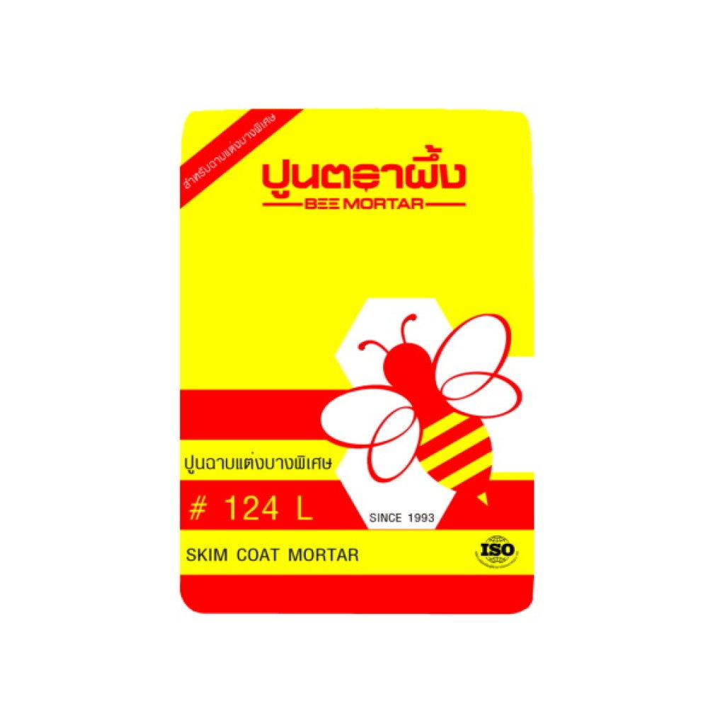 ปูนฉาบแต่งบางพิเศษ #124 L ตราผึ้ง