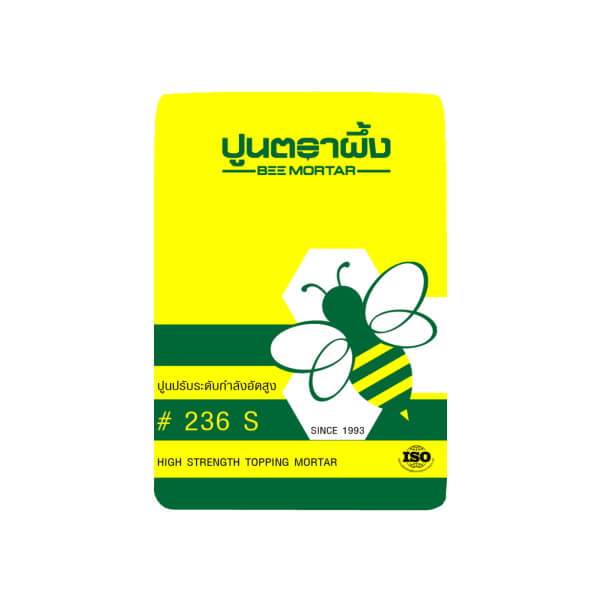 ปูนเทปรับระดับกำลังอัดสูง #236 S ตราผึ้ง